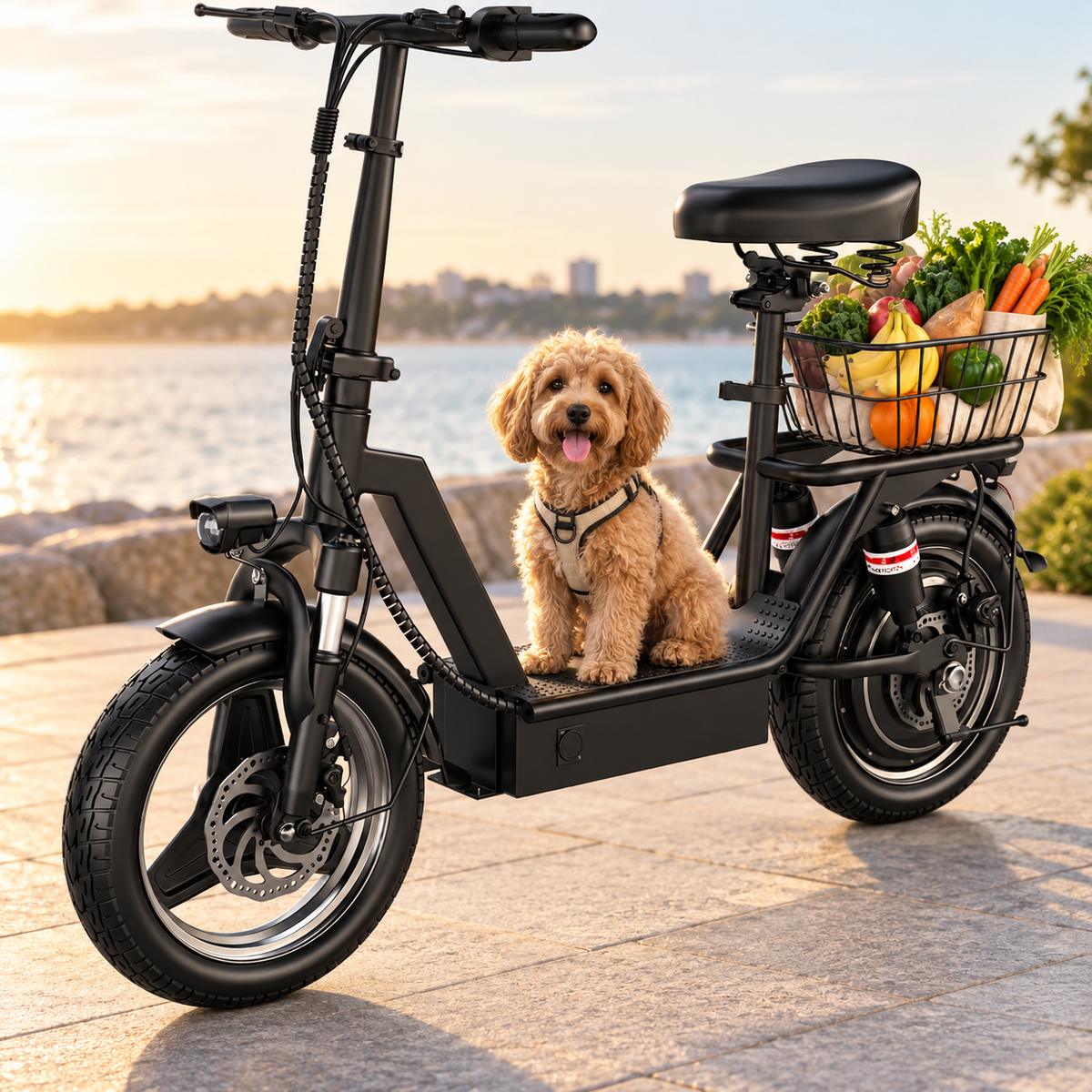 Rideloop Max — 1000W Peak Seated Electric Scooter