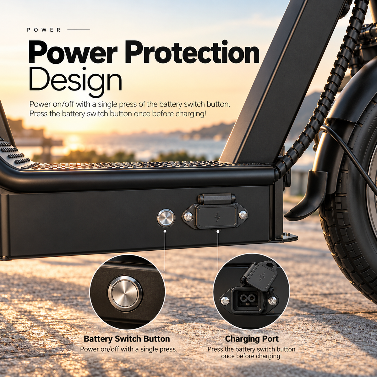 Rideloop Max — 1000W Peak Seated Electric Scooter