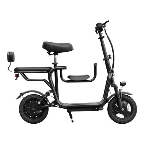 Rideloop Haven — 750W Cargo E-Bike with Child Seat, Folding